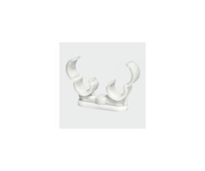 TIMco QD22 Double QuickLoc Pipe Clip 22mm Box of 50