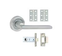 Timco Radmore Lever On Rose Door Pack - Satin Chrome Box 1 200544
