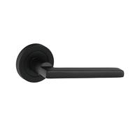 Timco Radmore Lever On Rose Handles - Matt Black Blister Pack 1 200942