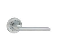 Timco Radmore Lever On Rose Handles - Satin Chrome Blister Pack 1 200507