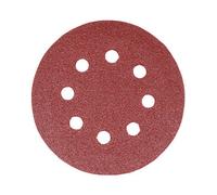 Timco Random Orbital Sanding Discs 120 Grit Red - 125mm