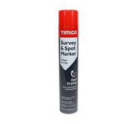 Timco Red Line Marking Spray Spot Survey Marker 750ML