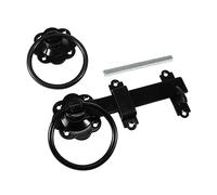 Timco - Ring Gate Latch - Plain - Black (Size 6" - 1 Each)
