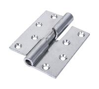 Timco Rising Butt Hinges Right Hand Steel Silver - 100 X 86