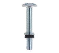 Timco 0650RBB Roofing Bolts & Square Nuts - Zinc M6 X 50 TIMbag 90