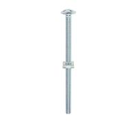 Timco 06100RB Roofing Bolts With Square Nuts - Zinc M6 X 100 Box 100