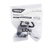 Timco Round Door Stop - Satin Anodised Aluminium Bag 1 725182BX