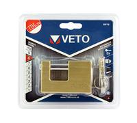 Timco RP75 Rectangular Brass Padlock 75Mm Blister Pack 1
