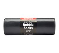 TIMCO Rubble Sacks/Rubble Bags - Super Strong and Recycled - An excellent solution for garden/rubbish clearance - Convenient and compact roll of 30