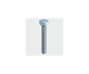 TIMco S1040Z Hex Set Screws 8.8 DIN 933 BZP 10.0 x 40mm Box of 100