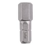 Timco S2 Driver Bits - HX (Size 8.0 x 25 - 2 Pieces) in Silver Timco Silver