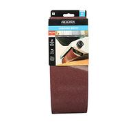TIMCO Sanding Belts - 80 Grit - Red - 100 x 610mm - Pack of 5