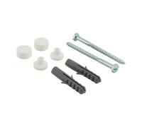 TIMco Sanitary Fixing Kit for Pan/Bidet 6mm x 80mm Hex Head Screw BZP