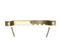 Timco - Sawtooth Hangers And Nails - Electro Brass (Size 63mm - 15 Pieces)