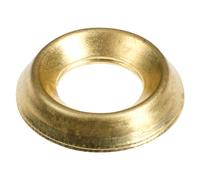 Timco Screw Cups - Electro Brass TIMbag 700 10BCUPB