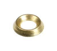 TIMCO Screw Cups Electro Brass - To fit 8 Gauge Screws