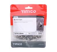 Timco Screw Cups - Nickel TIMbag 700 10NCUPB