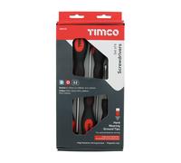 Timco Screwdriver Set (Size 6pcs - 6 Pieces) in Black Timco Black