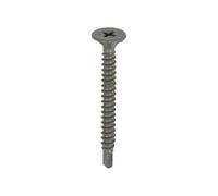 Timco Self-Drilling Cement Board Countersunk Exterior Silver Screws - 4.2 X 42