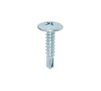 Timco Self-Drilling Wafer Head Silver Screws - 4.2 X 19