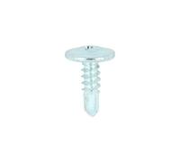 Timco Self-Drilling Wafer Head Silver Screws - 8 X 9/16