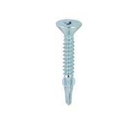 Timco Self-Drilling Wing-Tip Steel To Timber Light Section Silver Drill Screw - 4.2 X 32