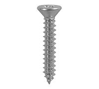 Timco 4213CCASS Metal Tapping Screws - Pz - Countersunk - Self-Tapping - A2 Stainless Steel 4.2 X 13 Box 200