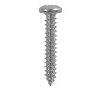 Timco 4225CPASS Metal Tapping Screws - Pz - Pan - Self-Tapping - A2 Stainless Steel 4.2 X 25 Box 200