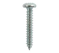 Timco Self-Tapping Pan Head Silver Screws - 6 X 1/4