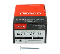 Timco Self-Tapping Screws - Pz - Countersunk - Zinc Box 200 00102CCAZS