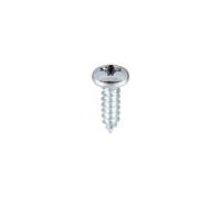 Timco Self-Tapping Screws - PZ - Pan - Zinc (Size 8 x 1/2 - 200 Pieces) in Silver Timco Silver