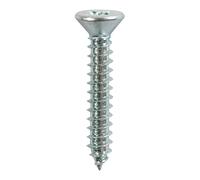 TIMco Self-Tapping Screws PZ2 CSK 8 x 1/2" BZP - Bag of 22