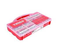 Timco Self-Tapping Silver Screws Mixed Tray - 1,305Pcs