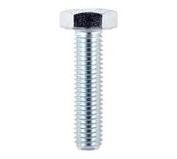Timco - Set Screws - Grade 8.8 - Zinc (Size M20 X 80 - 25 Pieces)