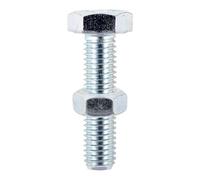 Timco Set Screws & Hex Nuts - Grade 8.8 - Zinc (Size M8 x 20 - 60 Pieces) in Silver Timco Silver