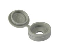 Timco SHCCGREYP Hinged Screw Caps - Small - Light Grey To Fit 3.0 To 4.5 Screw TIMpac 100