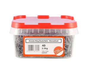 TIMco SHERADISED ROUNDSHANK NAIL (2.5kg TUB) 50 x 2.65