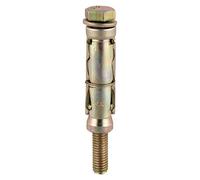 TIMco Shield Anchor Loose Bolts M8/10L - Zinc/Yell Pass - Pack of 4