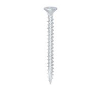 Timco Silver Exterior Multi-Purpose Premium Screws Tubs - PZ - Double Countersunk C2 (6.0 x 100mm (60 pcs))
