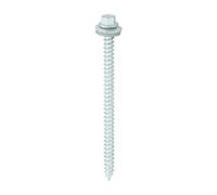 Timco Slash Point Sheet Metal To Timber Drill Screw Exterior Silver With Epdm Washer - 6.3 X 100