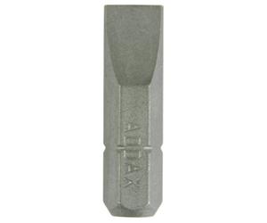 TIMCO Slotted Driver Bit S2 Grey - S2 Steel is premium quality alloy steel for exceptional strength and durability compared with standard chrome vanadium driver bits - 7.0 x 1.2 x 25
