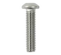 Timco Socket Screws - Button - A2 Stainless Steel (Size M6 x 30 - 10 Pieces) in Silver Timco Silver