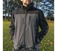 Timco Soft Shell Jacket - Grey/Black Bag 1 SSJ1201XL