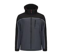 Timco - Soft Shell Jacket - Grey/black (Size Large - 1 Each)