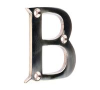 Timco Solid Brass Door Letter B - Polished Brass
