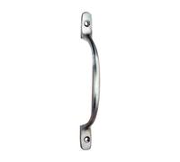 Timco Solid Brass Sash Pull Handle - Satin Chrome 160mm