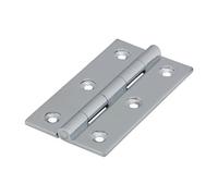 Timco Solid Drawn Brass Hinges Polished Chrome - 75 X 40