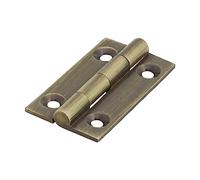 Timco - Solid Drawn Hinge - Solid Brass - Antique Brass (Size 38 x 22-2 Pieces)