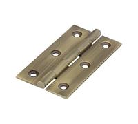 Timco - Solid Drawn Hinge - Solid Brass - Antique Brass (Size 64 x 35-2 Pieces)