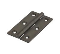 Timco Solid Drawn Hinge - Solid Brass - Bronze (Size 75 x 40 - 2 Pieces) Timco Bronze